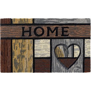 Deurmat Home Heart 45x75cm