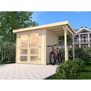 Weka Tuinhuis Met Overkapping 321 Type A Gr4 194x414cm