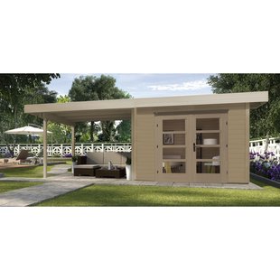 Weka Tuinhuis Met Overkapping 126 Type B Gr2 300x645cm