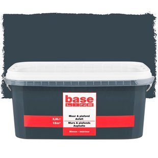 Baseline Muur & Plafond Muurverf - Mat - Asfalt - 2,5l