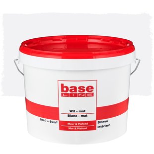 Baseline Muur & Plafond Muurverf - Mat - Wit - 10l