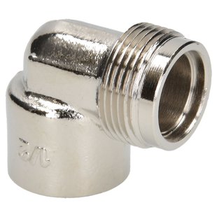 Sanivesk Draad Gas Knie Overgang 1/2fxm24 Chroom