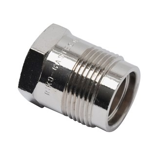 Sanivesk Draad Gas Recht Overgang 1/2fxm24 Chroom