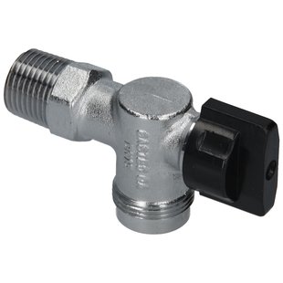 Sanivesk Kogelkraan Gas Haaks M24 X 1/2m Chroom Vlinder