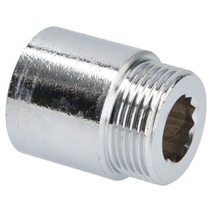 Sanivesk Kraanverlengstuk 3/4fx3/4m L25mm Chroom