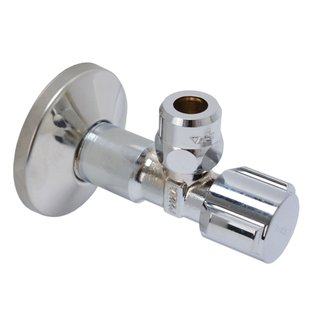 Schell Stop Hoekstopkraan Met Rozet 1/2 Buitendraad X 10mm Chroom