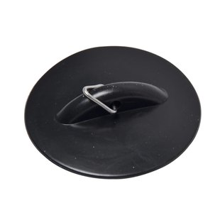 Sanivesk Plugstop Breed Afdekplaat 60mm+triangel 45,5mm Kunststof Zwart 4pp