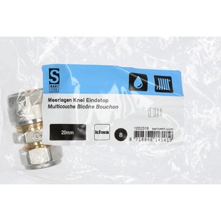 Sanivesk Meerlagen Knel Eindstop 20mm