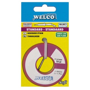 Welco Tinsoldeer Zonder Lood 2mm 100gr