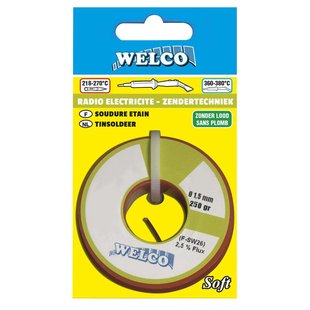 Welco Tinsoldeer Zonder Lood 1,5mm 100gr