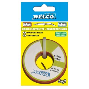 Welco Tinsoldeer Zonder Lood 1,5mm 200gr