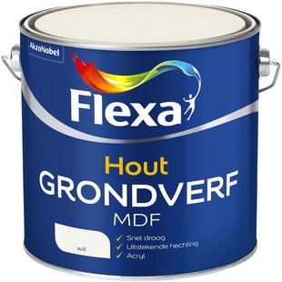 Flexa Grondverf - Mdf En Hout - Wit - 2,5l