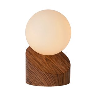 Lucide Tafellamp Len Hout Ø10cm G9 Xw