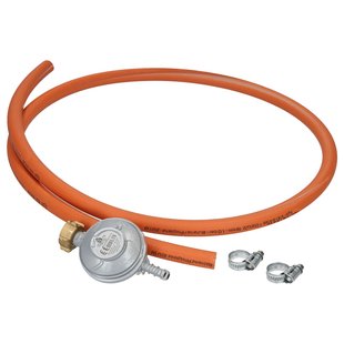 Sanivesk Shell Gasset Slang 1,5m + Drukregelaar Propaan 37mbar