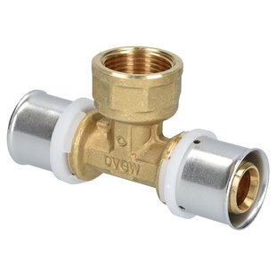 Sanivesk Meerlagen Pers T-stuk 26mmx3/4fx26mm