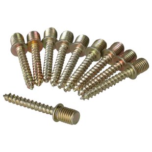 Sanivesk Metaalschroef Staal Cilinderkop Schroefdraad - M6x40mm - 10 Stuks