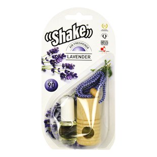 Shake Luchtverfrisser + Navulling Lavendel 4,5ml 2 Stuks