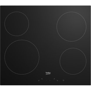 Beko Vitrokeramische Kookplaat Hic 64401 Zwart 58x51cm 6800w
