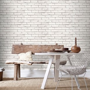 Vliesbehang Friends & Coffee 5686 - Wit - 10,05m X 53cm