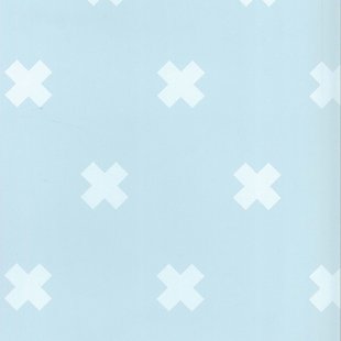 Vliesbehang Fabulous World 67104-4 - Wit - Blauw - 10,00m X 52cm