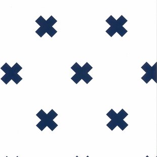 Vliesbehang Fabulous World 67104-5 - Donkerblauw - Wit - 10,00m X 52cm