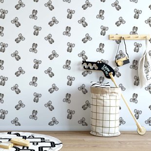 Vliesbehang Fabulous World 67109-1 - Grijs - Roze - Wit - 10,00m X 52cm