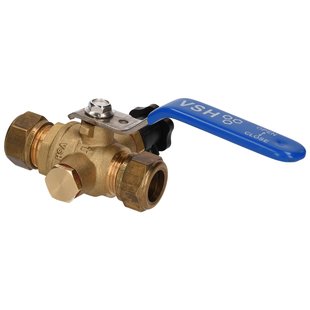 Vsh Waterkogelkraan Met Aftapper Kiwa Knel 15x15mm