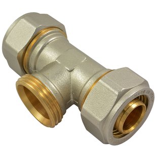 Sanivesk Meerlagen Pers T-stuk Overgang 26mmx3/4mx26mm