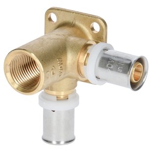 Sanivesk Meerlagen Pers Muurplaat Dubbel 16mmx1/2fx16mm