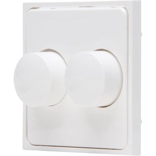 Kopp Duo-dimmerplaat Athenis Helder Wit