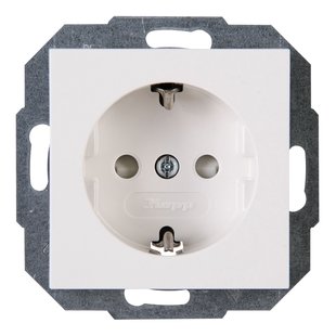 Kopp Inbouwstopcontact Athenis Met Aarde (randaarde) 1-polig Wit Ip20