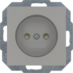 Kopp Inbouwstopcontact Athenis Ongeaard 1-polig Grijs Ip20