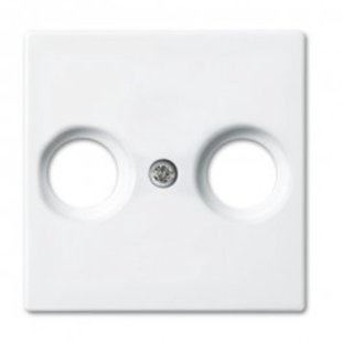 Busch & Jaeger Afdekplaat Balance Coax Wit