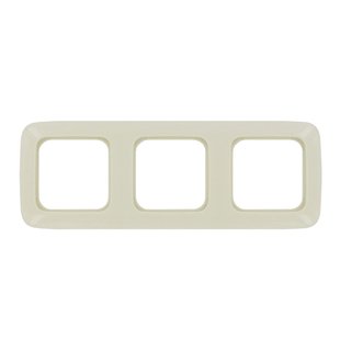 Busch & Jaeger Afdekraam Reflex Si 3-voudig Crème