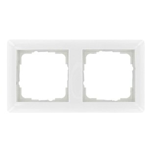 Gira Afdekraam St55 2-voudig Wit