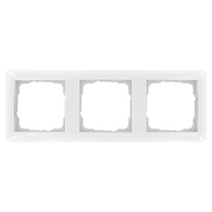 Gira Afdekraam St55 3-voudig Wit