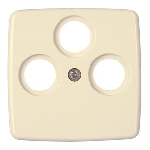 Kopp Afdekplaat Rivo Tv/fm/sat Crème