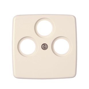 Kopp Afdekplaat Rivo Tv/fm/sat Helder Wit