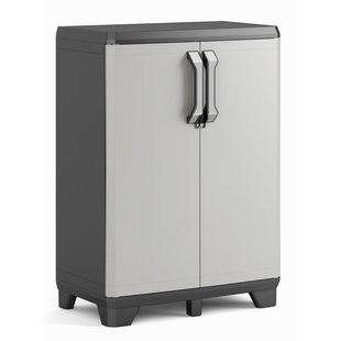 Keter Gear Lage Opbergkast 68x39x97cm - Zwart/grijs