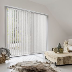 Madeco 3120 Verticale Lamellen Alaska 5 Stuks Wit 8,9 X 260 Cm