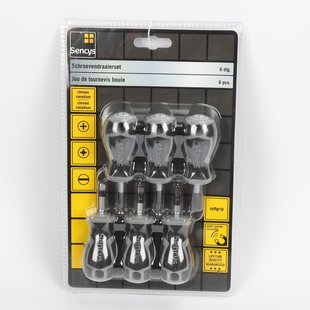 Sencys Schroevendraaierset Kort 6st.