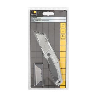 Sencys Uitschuifmes Met 10 Vervangmessen