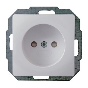 Kopp Stopcontact Paris 1-voudig Arctic Wit