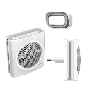 Extel Dibi Kit 2 Onderling Verbonden Deurbellen Draadloos 200m