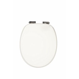 Aquazuro Wc-bril Fermo - Mdf - Softclose - Verstelbaar - Quick Release - Wit