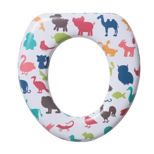 Aquavive Wc-bril Bedrukt Pu - Met Dierenprint