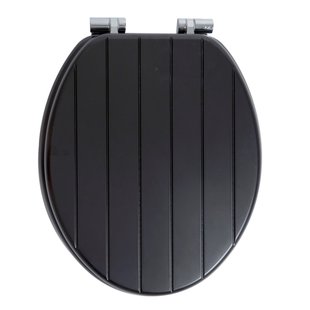 Aquavive Wc-bril Painting - Mdf - Softclose - Verstelbaar - Zwart