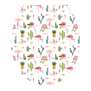 Aquazuro Wc-bril - Duroplast - Softclose - Verstelbaar - Quick Release - Met Flamingoprint