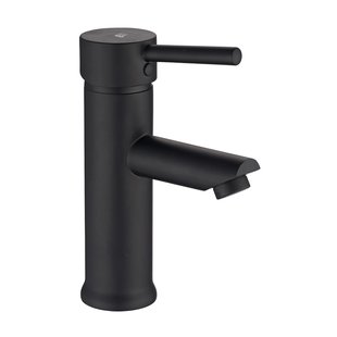 Essebagno Wastafelmengkraan Deco - Lage Uitloop - Zwart Mat