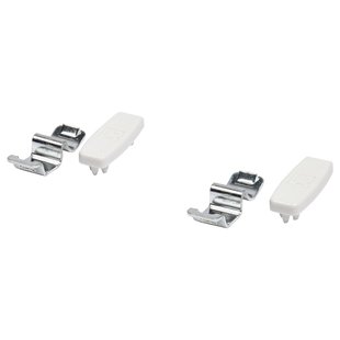 Sencys Eindstop Met Eindkap Slide Rail Wit 2 Stuks